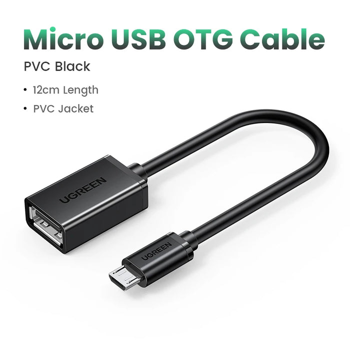 Ugreen Micro USB OTG Cable Adapter for Xiaomi Redmi Note 5 Micro USB Connector For Samsung S6 Tablet Android USB 2.0 OTG Adapter