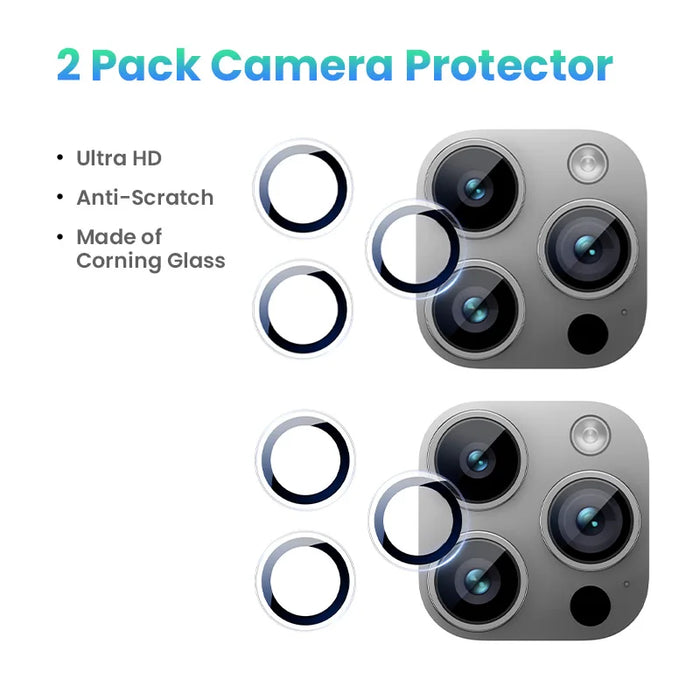 UGREEN Camera Lens Protector for iPhone 15 Pro Max Full Lens Glass for iPhone 15 Plus iPhone 15 14 13 Pro Mini Protective Film