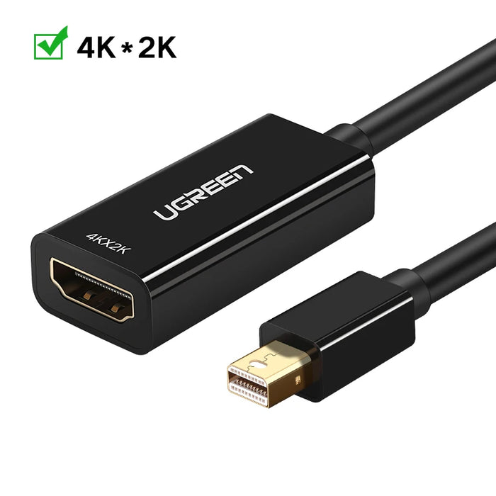 UGREEN Mini DisplayPort to HDMI Adapter Mini DP Cable Thunderbolt 2 HDMI Converter for MacBook Air 13 Surface Pro 4 Thunderbolt