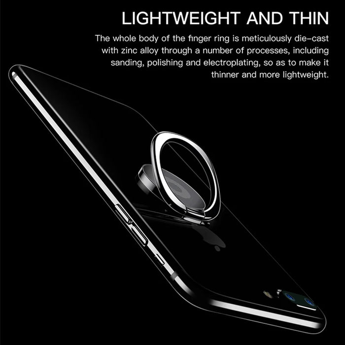 Baseus Finger Ring Phone Holder For iPhone 16 15 14 13 Pro Max Phone Ring Metal Support Magnetic Phone Holder Stand Accessories