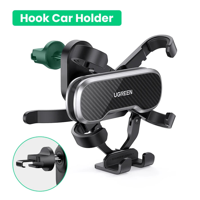 UGREEN Phone Holder for Phone in Car Air Vent Clip Mount Mobile Phone Holder GPS Stand for iPhone 16 15 Xiaomi Car Phone Holder