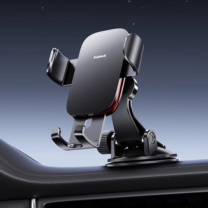 Baseus Metal Car Mount Suction Cup Sucker Car Phone Holder Stand Mobile Cell Support For iPhone Huawei Xiaomi Redmi Samsung