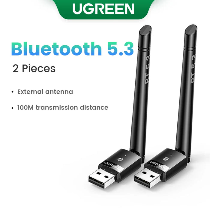 UGREEN USB Bluetooth 5.3 5.4  Dongle Adapter for PC Speaker Wireless Mouse Keyboard Music Audio Receiver Transmitter Bluetooth