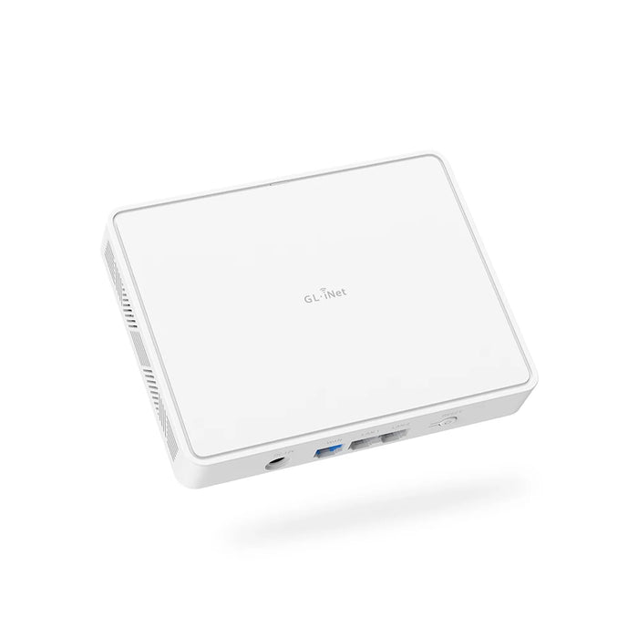 GL.iNet Marble (GL-B3000) Wireless WiFi 6 Router, Wall-Mountable, Dual-Band AX3000, 3 Gigabit Ethernet Ports