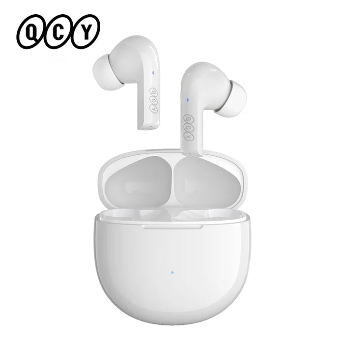 QCY T18 Wireless Earphones Bluetooth 5.2 Earbuds QCC3040 aptX Voice 32kHz 4 Mic CVC HD Call Headphones Dual-device Connection