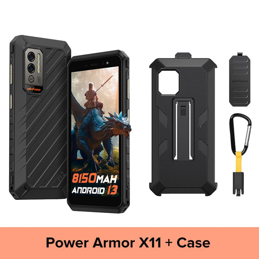 Ulefone Power Armor X11 Rugged Phone 8150 mAh 8GB RAM 32GB ROM Waterproof Smartphone NFC 2.4G/5G WiFi Mobile Phones Global Add Case China