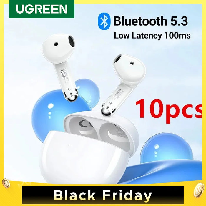 UGREEN HiTune H5 TWS Earphones Wireless Headphones TWS Earbuds Double Mic Call Noise Reduction In-Ear Handfree Earbuds