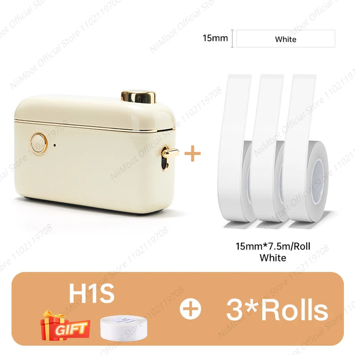 Niimbot H1 H1S Mini Portable Thermal Printer For Stickers Adhesive Label Maker With Continuous Label Printing Machine for Mobile