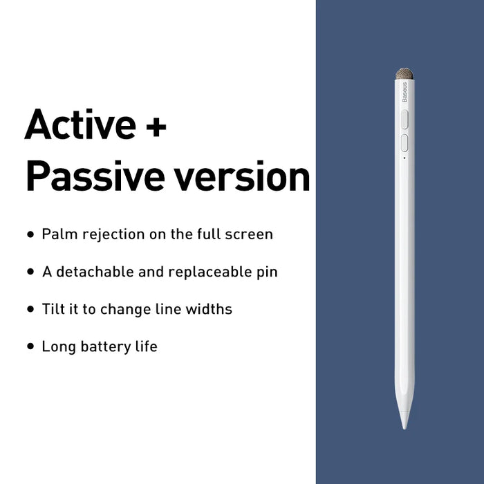 Baseus Stylus Pens For Apple Pencil 2 1 For iPad Air Pro 11 12.9 Mini Palm Rejection Tablet Touch Active Pen with LED Indicators