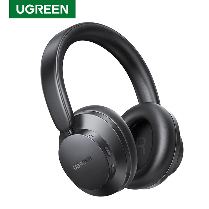 UGREEN HiTune Max3 Hybrid 35dB ANC Active Noise Cancelling Headphones Wireless Over Ear Bluetooth Earphones, 3D Spatial Audio