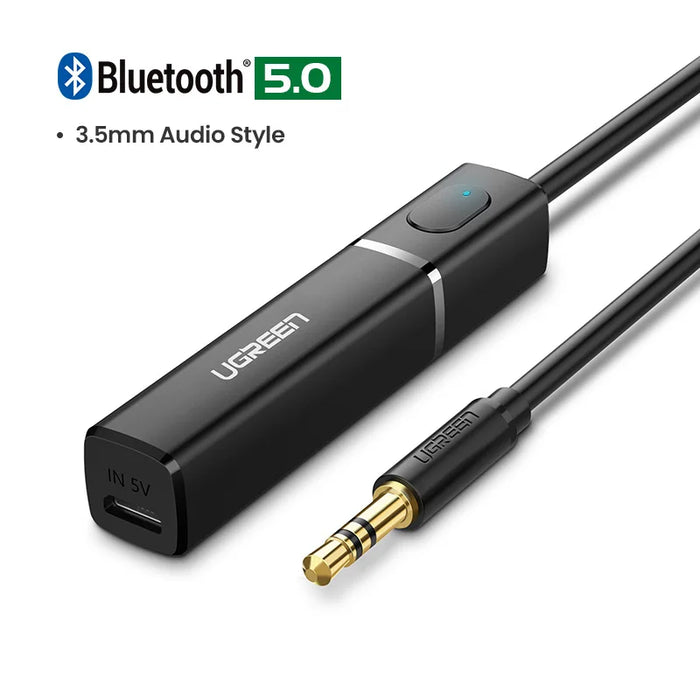 UGREEN Bluetooth Transmitter 5.0 TV Headphone PC PS4 aptX LL 3.5mm Aux SPDIF 3.5 Jack Optical Audio Music អាដាប់ធ័រ Bluetooth 5.0