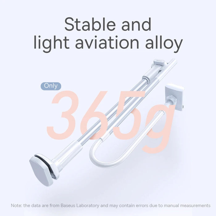 Baseus Phone Holder Stand 360 Rotating Long Arm Lazy Bracket Desktop Alloy Bed Clip For iPhone 16 15 Pro Max Xiaomi Phone Holder