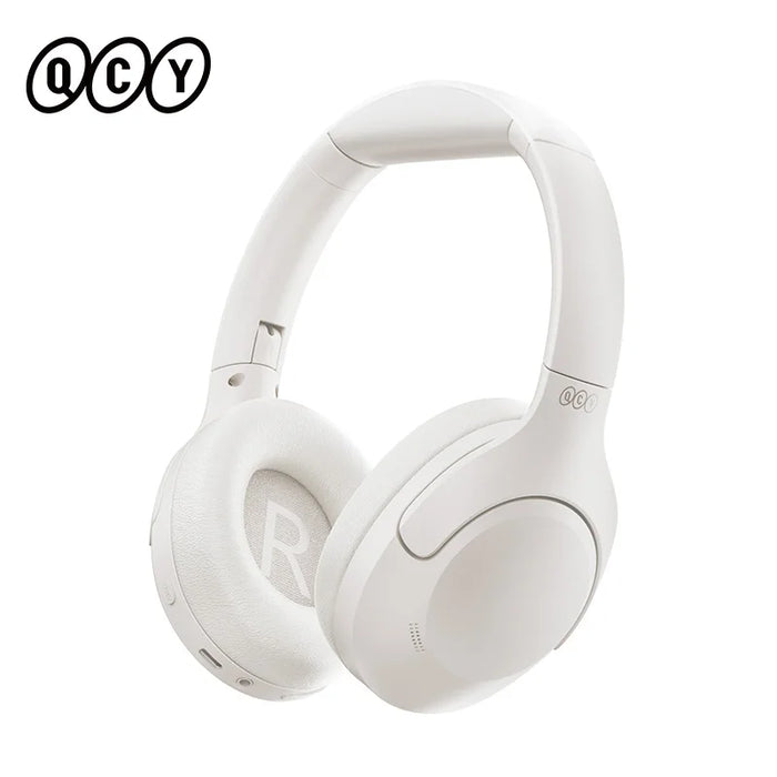 QCY H3 Lite ANC Wireless Headphones Bluetooth 5.3 Active Noise Cancelling Over Ear Headset 40mm Driver HiFi Sound Earphones