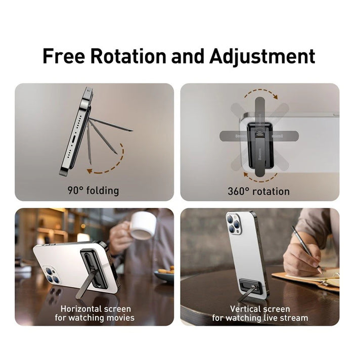 Baseus Foldable Mobile Phone Holder Stand For iPhone 16 15 Pro Max Desktop Tablet Holder for Xiaomi Samsung Huawei Desktop Stand