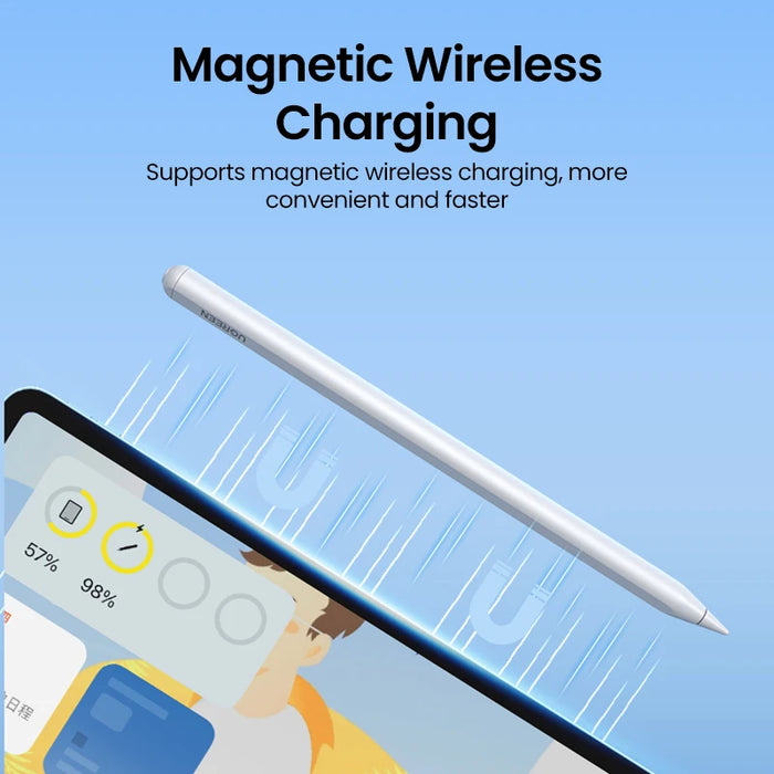 UGREEN Stylus Pen for Apple Pencil Magnetic Wireless Charging for iPad Pro 12 9 Air Mini 2022 Bluetooth Palm Rejection Tilt Pen