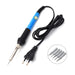 60W Electric Soldering Iron 200-450℃ Adjustable Temperature 110V/220V Rework Station Heat Pencil Tips Repair Tools by PROSTORMER Soldering Iron Set2 CHINA