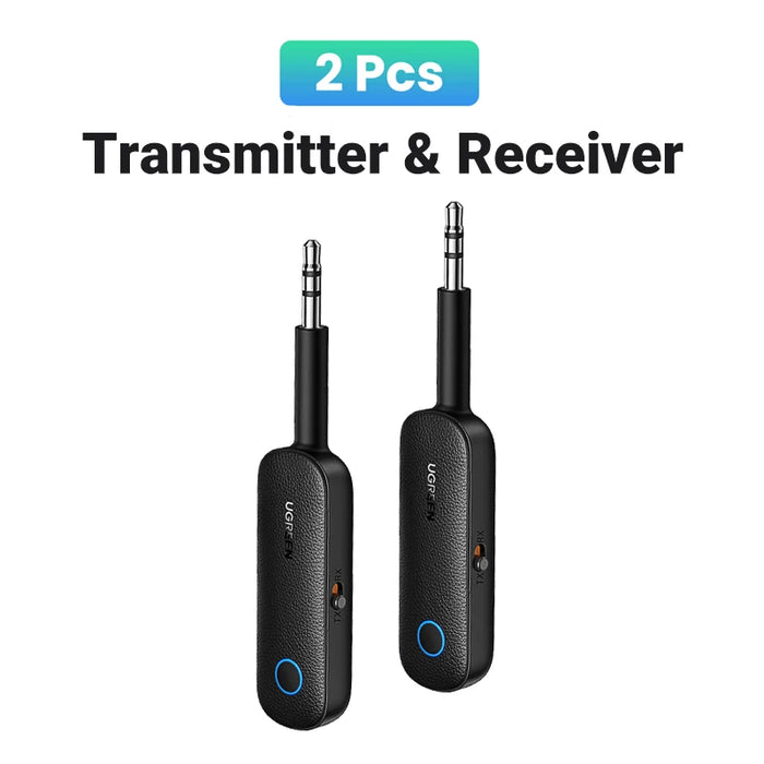 【RU】UGREEN 2-in-1 Bluetooth Adapter AUX 5.0 Wireless 3.5mm for Earphones TV Car Audio