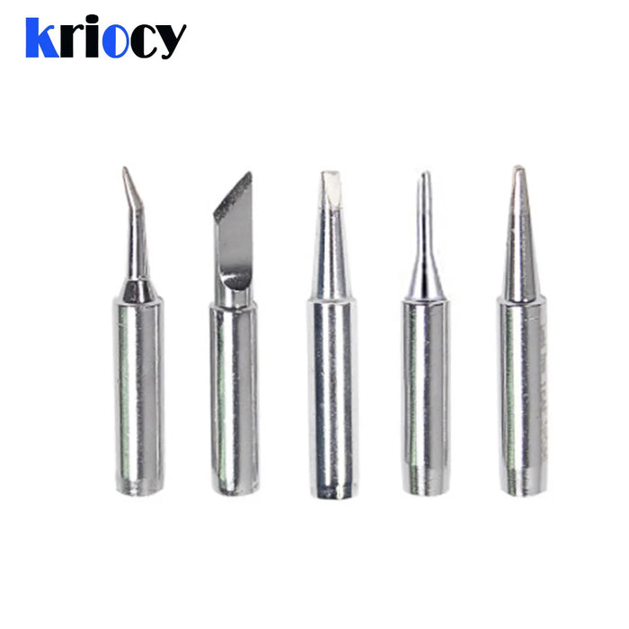 5pcs Pure Copper Lead-Free 900M-T-K Soldering Iron Tip Soldering Iron Tip For Soldering Rework Station Soldering Tools as shown 1