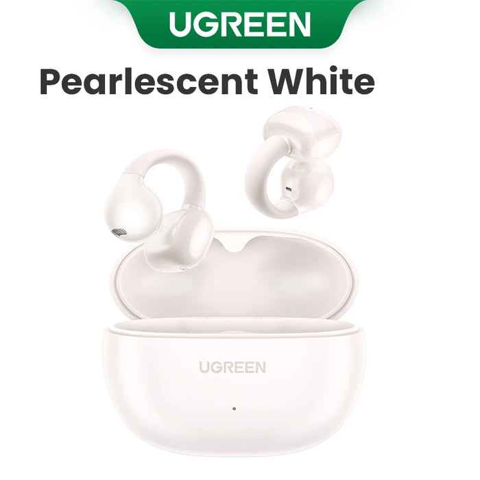 ជម្រើស UGREEN HiTune S3 Open Ear Clip Wireless Earbuds Bluetooth Sports Earphones កាសស្តាប់ត្រចៀកក្នុងមីក្រូហ្វូនជាមួយ Earhooks &amp; Ear Hook