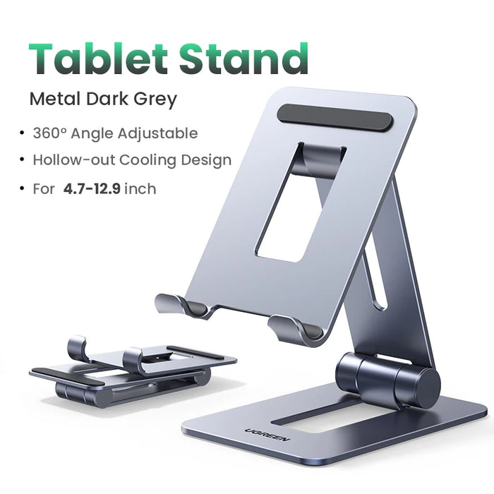 UGREEN Tablet Phone Stand Aluminum iPad Stand For iPad Pro iPhone Xiaomi Tablet Support Laptop Stand Phone Holder Tablet Stand