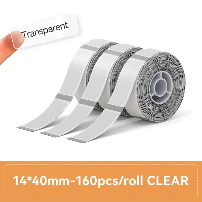 Niimbot Thermal Label Paper 3 Rolls/Set Waterproof Scratch-Resistant Tape Sticker for D110 D11 D101 H1 H1S Smart Label Printer