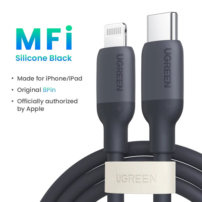 UGREEN MFi USB C to Lightning Cable PD20W Fast Charging for iPhone 14 13 12 Pro Max Mini Data Cable for iPhone for iPad