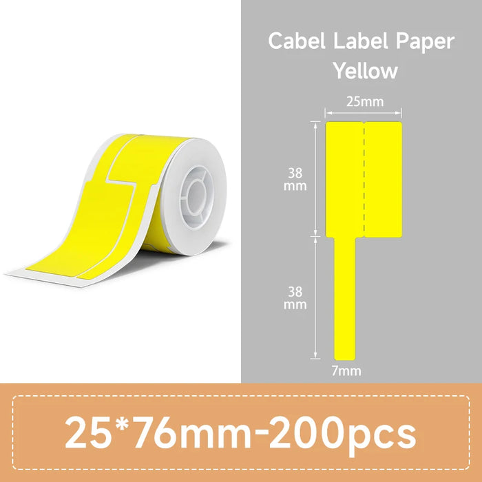 NIIMBOT Thermal Label Paper for B1/B21/B3S Printer 9 Rolls Set Scratch-resistant Sticker Waterproof Oil-Proof Label Tape