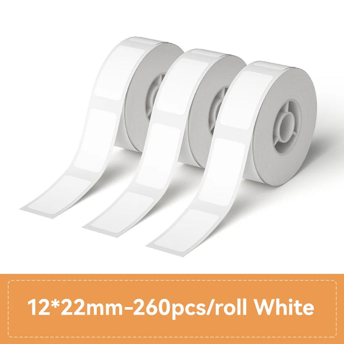 Niimbot Thermal Label Paper 3 Rolls/Set Waterproof Scratch-Resistant Tape Sticker for D110 D11 D101 H1 H1S Smart Label Printer