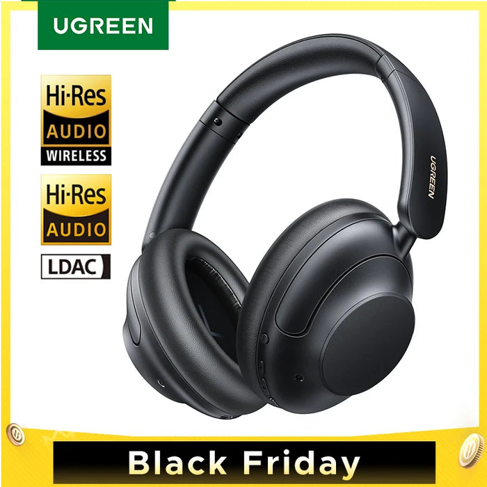 UGREEN HiTune Max5 Hybrid Active Noise Cancelling Headphones APP Hi-Res LDAC Sound Bluetooth Headphones Multipoint Connection