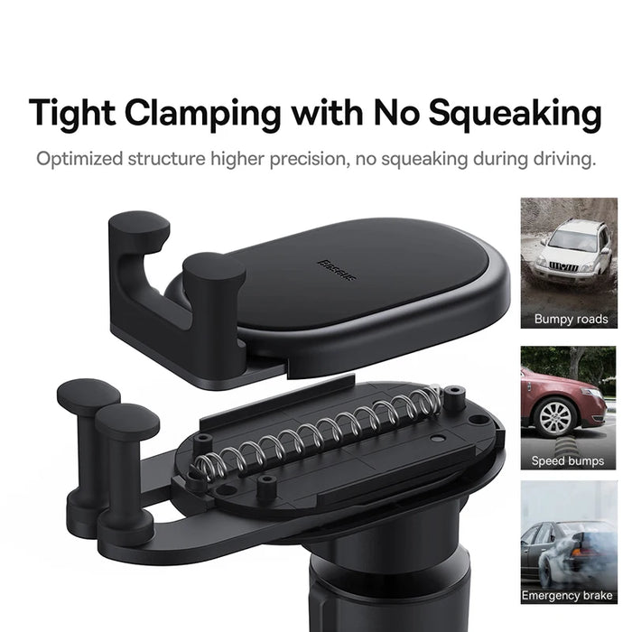 Baseus Car Phone Holder Gravity in Car Air Vent Silicone Stand For iPhone Xiaomi Samsung Auto Restorable Car Mobile Support