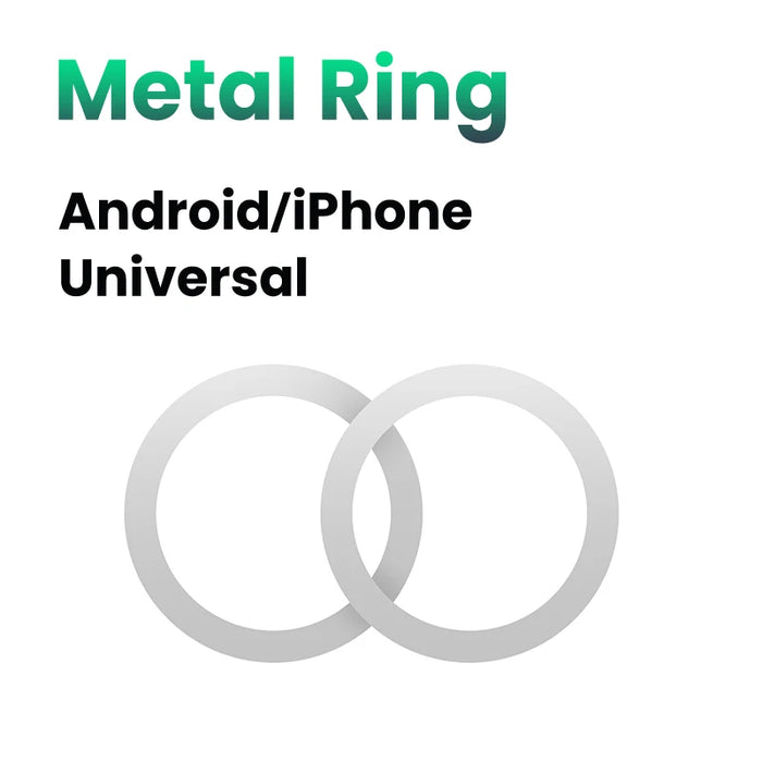 UGREEN Magnetic Metal Ring for Magsafe iPhone 16 15 14 Pro Android Phones Plate Sticker Rings For Magsafe Wireless Charger Stand