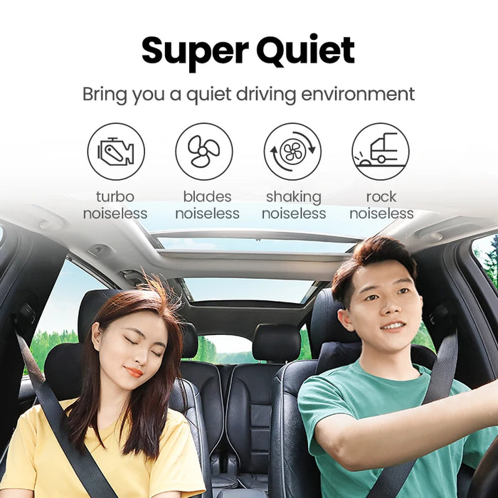 UGREEN Mini USB Car Vent Fan Cooling 360 Rotating Wind Low Noise Car Air Conditioning Cold Fan Ventilation Car Home USB 5V USB