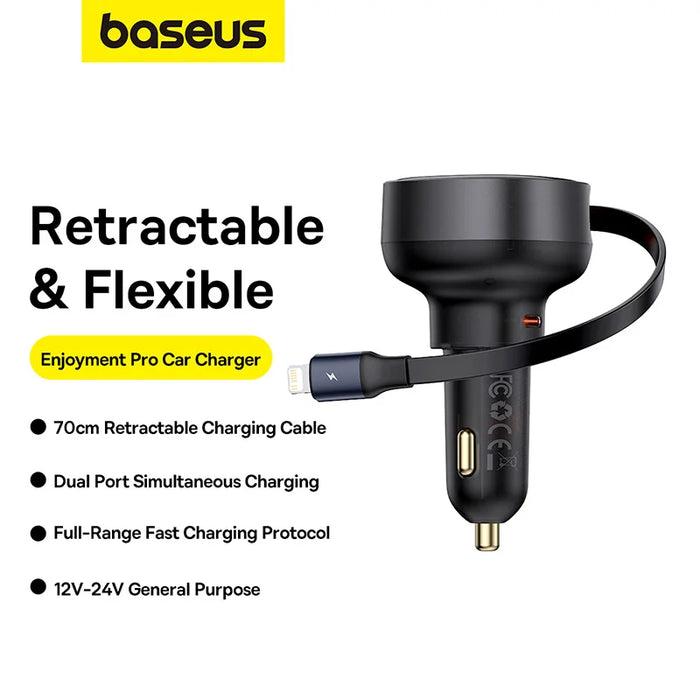 [Limited Stock Clearance]Baseus Car Charger QC 3.0 PD 3.0 USB Phone Car Charger For iPhone 15 14 13 12 Pro Max Samsung