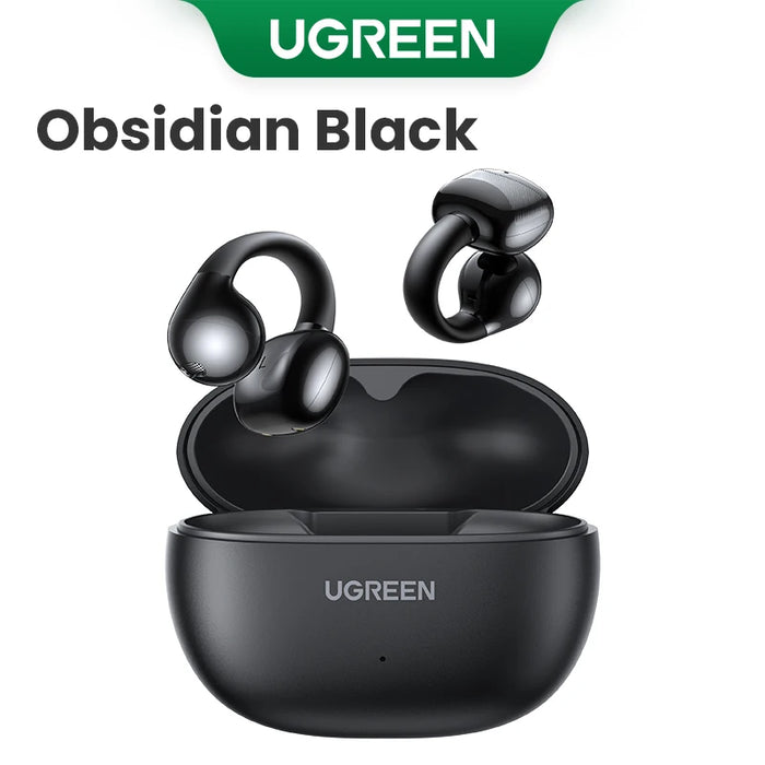 ជម្រើស UGREEN HiTune S3 Open Ear Clip Wireless Earbuds Bluetooth Sports Earphones កាសស្តាប់ត្រចៀកក្នុងមីក្រូហ្វូនជាមួយ Earhooks &amp; Ear Hook