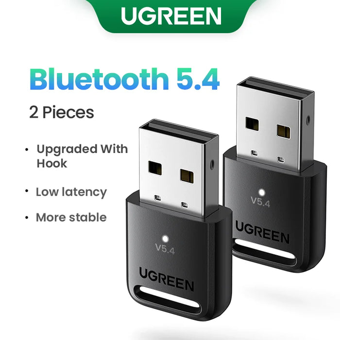 UGREEN USB Bluetooth 5.3 5.4 Adapter 120M Dongle for PC Wireless Mouse Keyboard Music Audio Receiver Transmitter Bluetooth