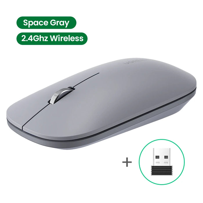 UGREEN Mouse 4000 DPI Wireless Mice 40db Silent Click For MacBook Pro M1 M2 iPad Tablet Computer Laptop PC 2.4G Wireless Mouse