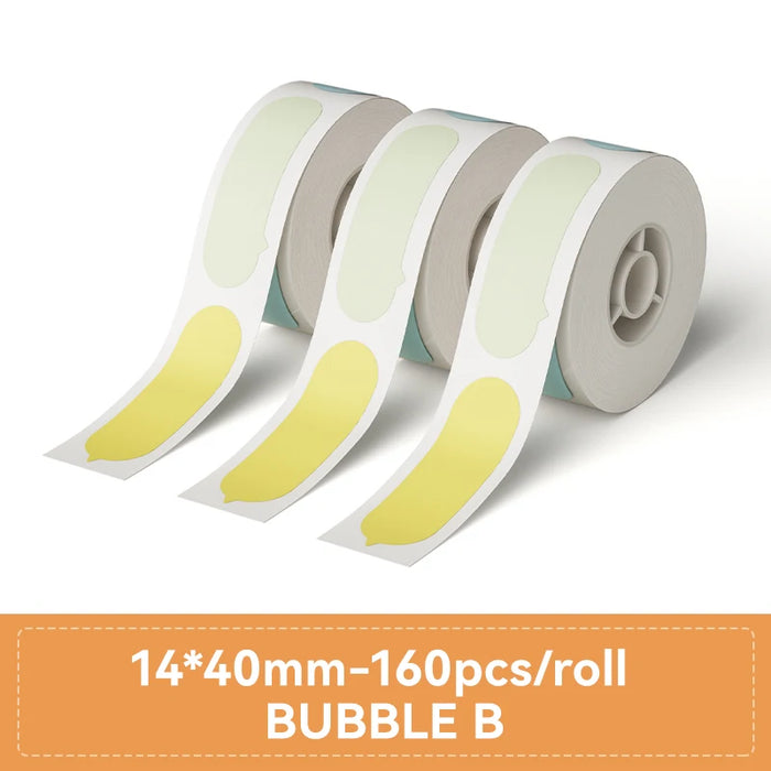 Niimbot Thermal Label Paper 3 Rolls/Set Waterproof Scratch-Resistant Tape Sticker for D110 D11 D101 H1 H1S Smart Label Printer