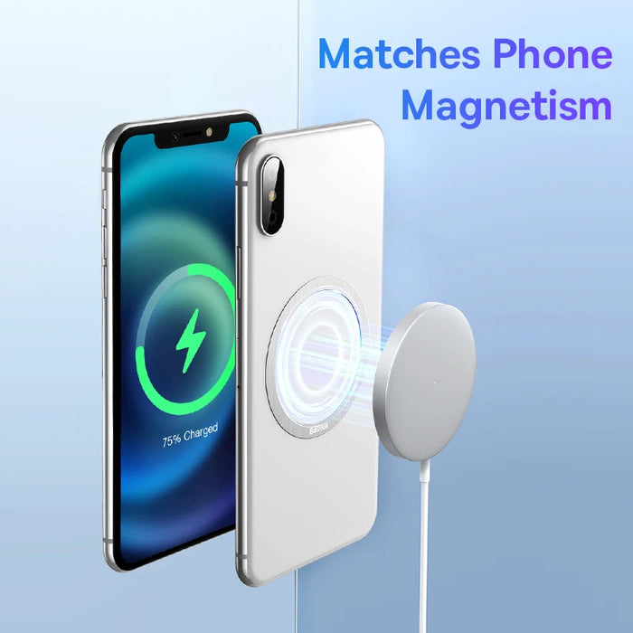 Baseus Magnetic Metal Plate Sticker Rings for Wireless Charger Phone Holder Iron Sheet for iPhone 16 15 14 Pro Max Charging Ring