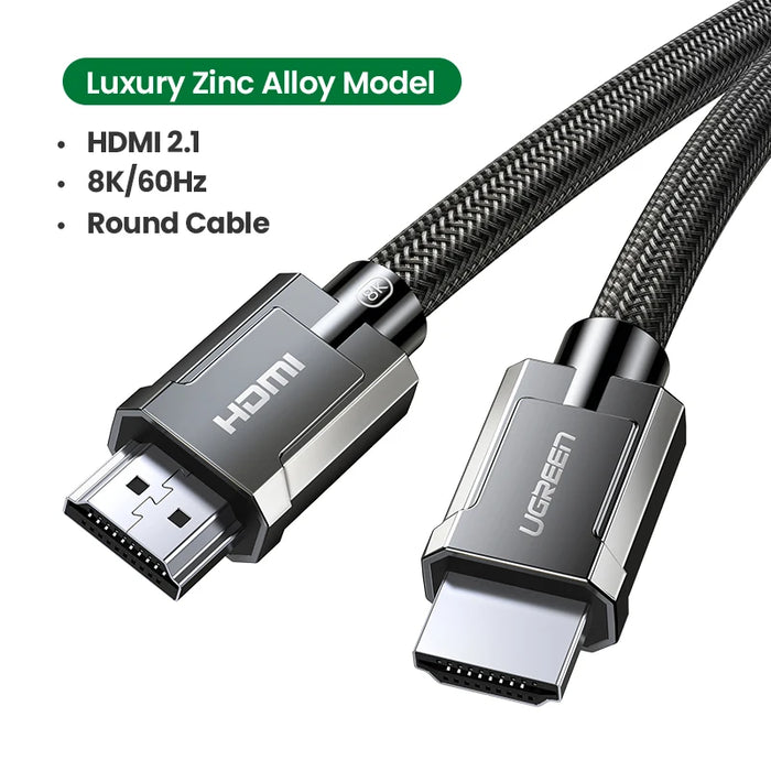 UGREEN Choice HDMI-Compatible Cable for Xbox Series X  2.1 8K/60Hz 4K/120Hz for Xiaomi Mi Box PS5 HDR10+ 48Gbps 8K