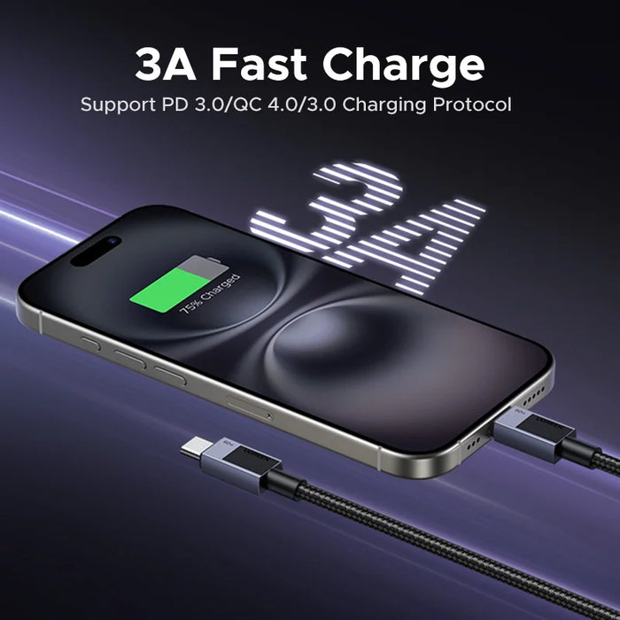 UGREEN wholesale PD60W USB C Cable 3A Fast Charging Cable for Macbook Samsung S20 Xiaomi Huawei USB C Data Cable