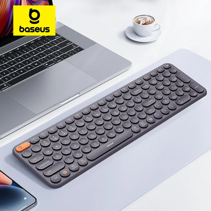 Baseus Wireless Keyboard 2.4G Bluetooth 5.0 with Numeric Keycap for iPad MacBook Tablet Laptop PC Office Game Ergonomic Keyboard