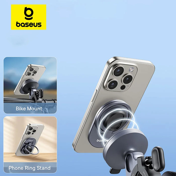 Baseus Bike Phone Holder Motorcycle Bicycle Scooter Bike Handlebar Shock-Resistant Phone Mount Support for iPhone Samsung Stand