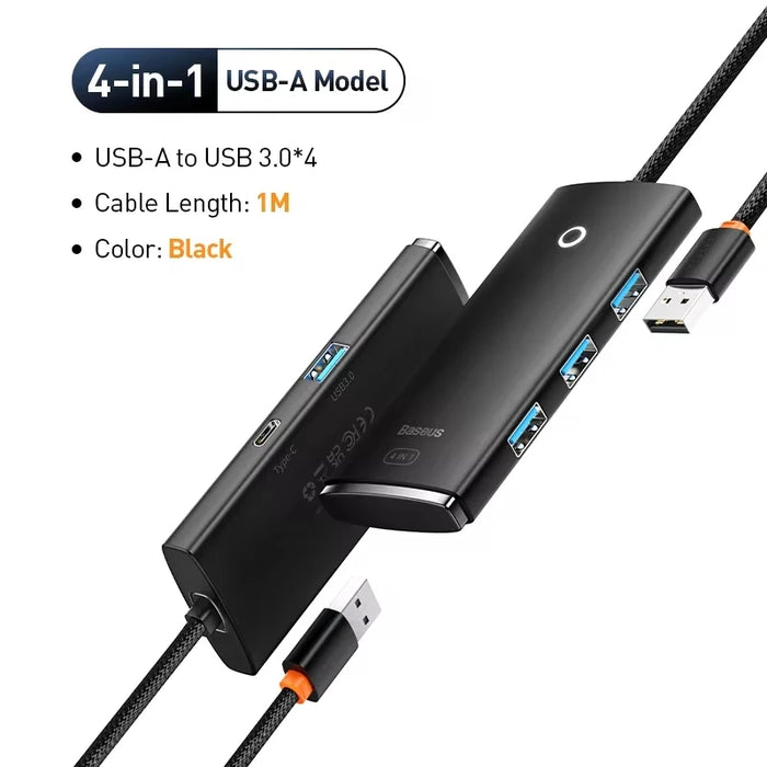 Baseus USB C Splitter for iPad Pro 11 12.9 HDMI 4K 30Hz USB Port PD 100W Port SD TF Card Reader for Steam Deck USB 3.0 Splitter