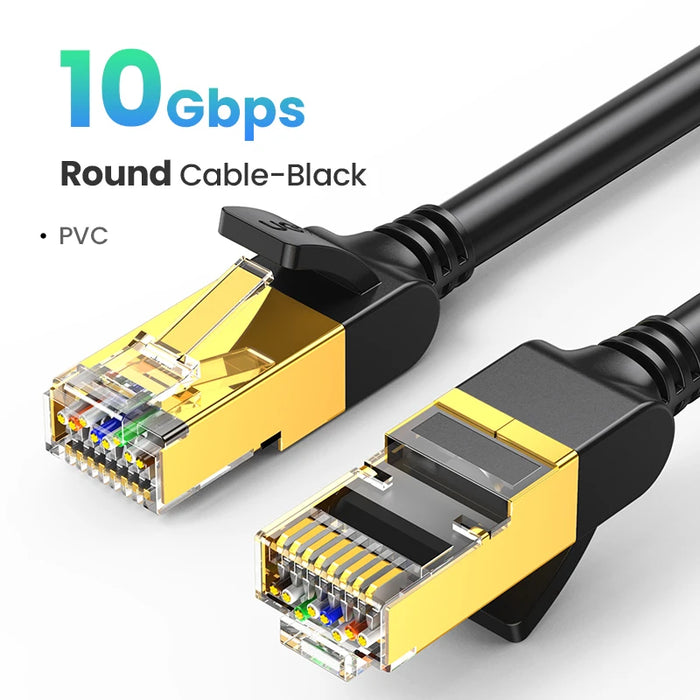 UGREEN Cat 7 Ethernet Cable Cat7 High Speed Flat Gigabit STP RJ45 LAN Cable 10Gbps Network Cable Patch Code for Router Ethernet