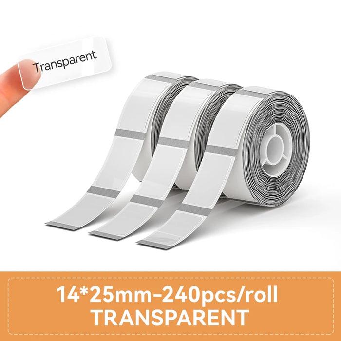 Niimbot Thermal Label Paper 3 Rolls/Set Waterproof Scratch-Resistant Tape Sticker for D110 D11 D101 H1 H1S Smart Label Printer