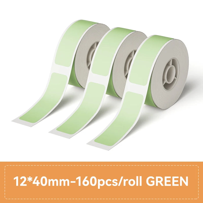 Niimbot Thermal Label Paper 3 Rolls/Set Waterproof Scratch-Resistant Tape Sticker for D110 D11 D101 H1 H1S Smart Label Printer