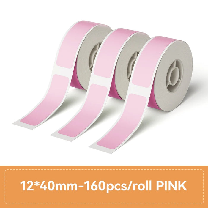 Niimbot Thermal Label Paper 3 Rolls/Set Waterproof Scratch-Resistant Tape Sticker for D110 D11 D101 H1 H1S Smart Label Printer