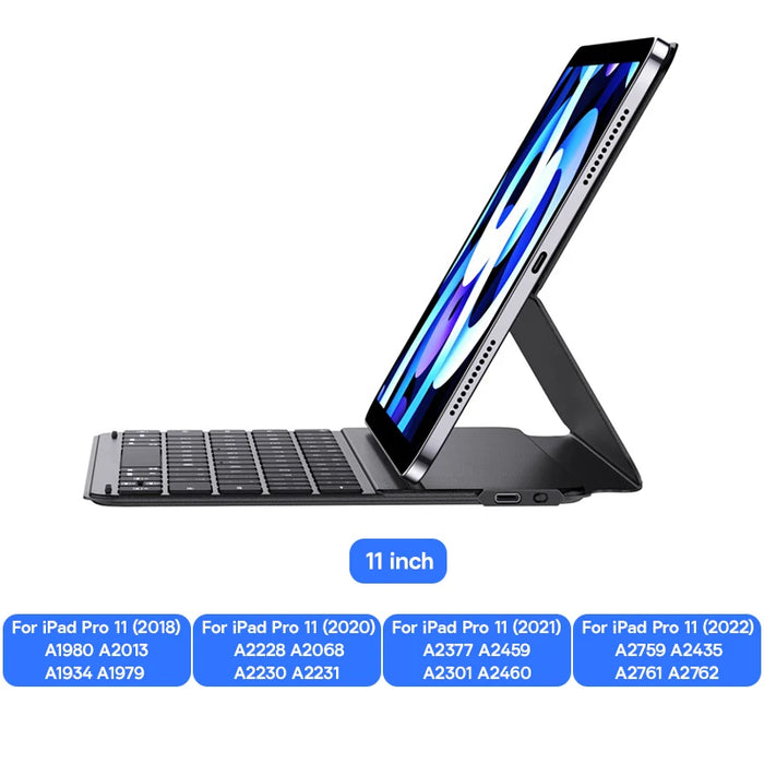 Baseus Magic Keyboard Case For iPad Pro 11 12.9 10th 9 8 7 10.2 for iPad Air 5 4 10.9 Mini 6 PU Wireless Bluetooth Keyboard