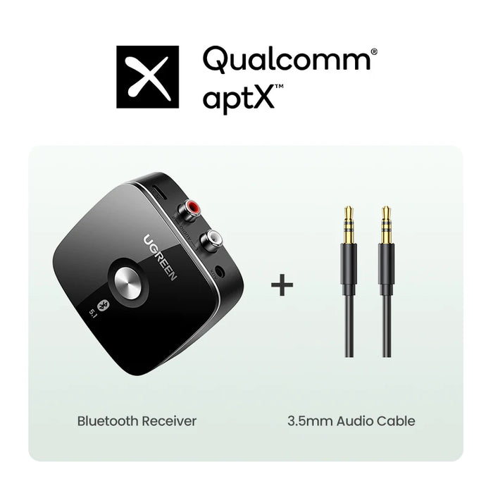 【RU special】 UGREEN RCA Bluetooth aptX HD Wireless For Speaker Earphones Adapter