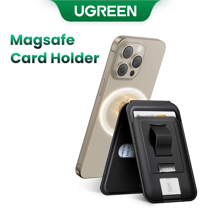 UGREEN Card Holder Bag Magnetic with Ring Holder for Magsafe iPhone15 14 13 12